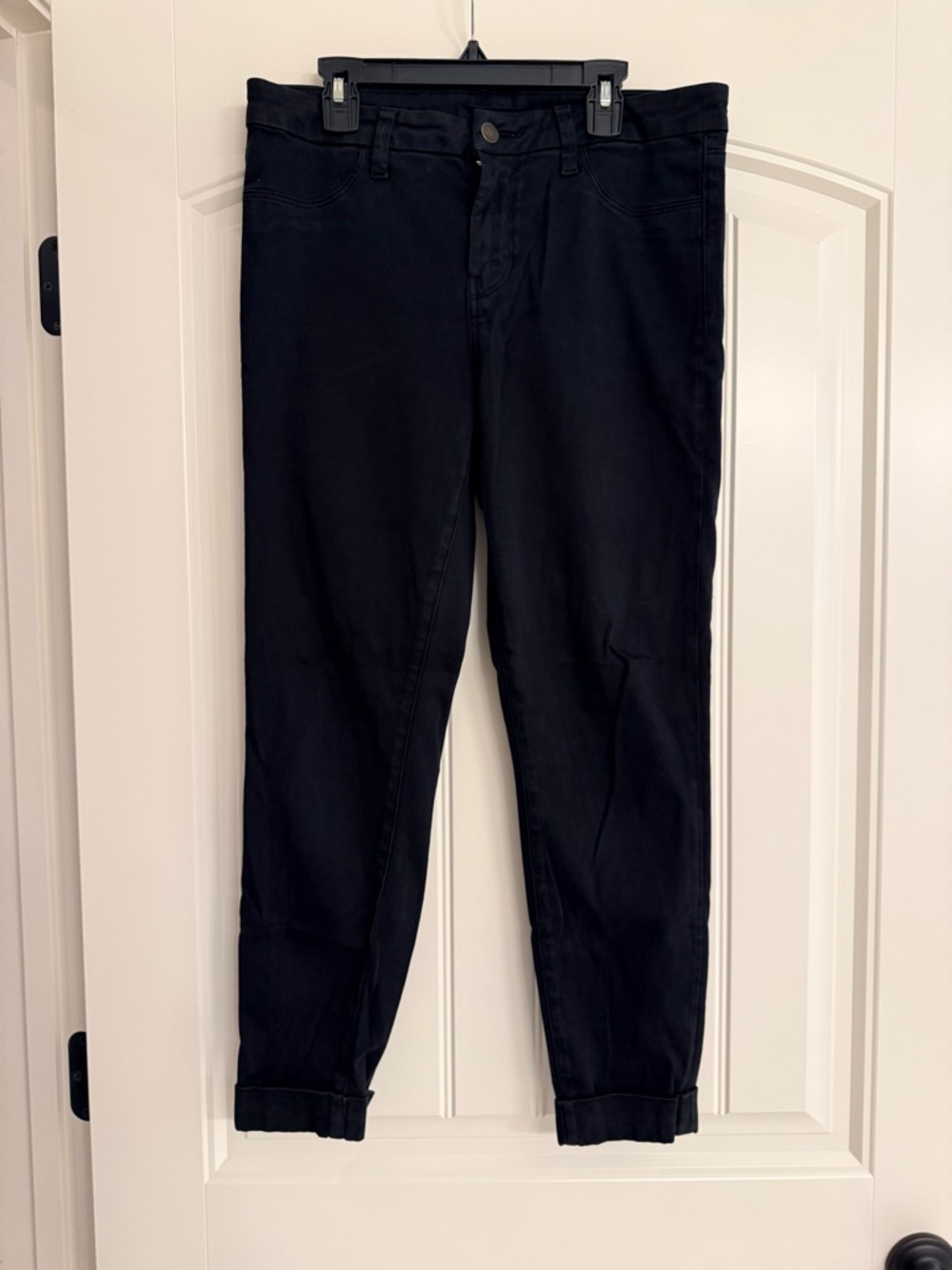 J Brand Black High-Rise Slim Jeans